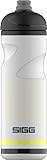 SIGG Pulsar White Fahrradflasche (0.75 L), auslaufsichere Fahrrad Trinkflasche, federleichte und BPA-freie Sportflasche mit SureSnap®-Ventil