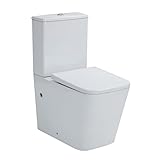 VEREG VEROSAN+ Stand-WC Kombination ALIKI SQUARE, spülrandlos, inkl. WC-Sitz