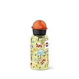 Emsa, Kinder-Trinkflasche, 400 ml, Sicherheitsverschluss, Kids Fox, Tritan, 518124