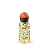 Emsa, Kinder-Trinkflasche, 400 ml, Sicherheitsverschluss, Kids Fox, Tritan, 518124
