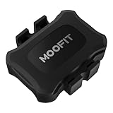 moofit CS9 Geschwindigkeitssensor und Trittfrequenzsensor,Bluetooth & ANT+, Kabelloser Fahrraddrehzahlsensor, IP67 wasserdicht, kompatibel mit Wahoo, Zwift, Peloton, Coosporide, Rouvy, Schwarz