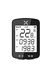 XOSS G Gen2 Fahrradcomputer GPS, Fahrradcomputer kabellos, Fahrrad Tacho Synchronize Strava, Wasserdicht IPX7, HD Bluetooth 5.0 für Fahrrad