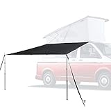 Blaustein Auto Vorzelt I Sonnensegel für Wohnwagen, Wohnmobil oder Bus I 4 Montage-Möglichkeiten & 3 Aufbau-Varianten I wasserdicht und stabil