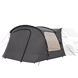 qeedo Motor Canopy Bus - Stabiles Vorzelt inkl. Vordertür mit UV-Schutz (UV80) & Dark-Coating - Passt für Bus, Van und Wohnmobil, Verschiedene Montage-Möglichkeiten, Anbau mit 5 & 7 mm Dual-Keder