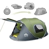 Night Cat Pop Up Zelt 1 2 Personen Mann Wasserdicht Wurfzelt Atmungsaktiv Einfache Einstellung für Camping Wandern