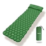 Deeplee Isomatte Camping Kleines Packmaß, Ultraleichte Isomatte Schlafmatte Outdoor,Feuchtigkeitsfes Matratze Aufblasbare Campingmatratze für Wandern,Backpacking,Reisen,Strand