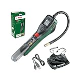 BOSCH Bosch elektrische Fahrradpumpe / Luftpumpe / Mini Kompressor EasyPump (3,0 Ah Akku, 3,6 Volt, Autostop-Funktion, 150 PSI, 10,3 bar, LED, über USB-C wiederaufladbar, im Karton)