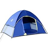 PUREBOX Campingzelt Leichtes Zelt für S(1-2)/L(2-3) Personen, Familie Kuppelzelte Winddicht mit Tragetasche, Einfach Aufzubauendes Outdoor-Zelt, Wurfzelt für Camping, Garten, Wanderausflug