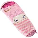skandika Sorgenfresser Lillifee Schlafsack für Kinder mit großer Tasche, 170 (140 + 30) x 70/45 cm, Polli, Flint, Saggo, Pat, Enno, Lilli (Polli)