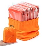 BRAMBLE - 5 Stück Thermal Notfall Biwaksack, Rettungsdecken für Outdoor, Camping, Wandern, Notfälle - Ultraleicht & Wasserdicht