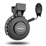 TWOOC Fahrradklingel，Aufgerüstet Einstellbare Lautstärke USB Wiederaufladbar Elektrische Fahrradhupe IP65 Wasserdicht und staubgeschützt Fahrrad bell mit 4 Stichhaltige Modi für MTB/Rennrad/BMX