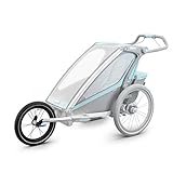 Thule 0872299043002 Chariot Jogging Kit 1 für 1-sitzige Kinderanhänger, Silber