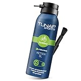 TUNAP SPORTS Kettenöl Spray und Dosier-Pinsel, 125 ml | Fahrrad Langzeit-Schmierung für Ritzel, Schaltwerk und Kette (E-Bike Ready)