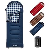 KingCamp Kinderschlafsack Schlafsack Winter Warmer Deckenschlafsack 3-4 Jahreszeiten für Kinder beim Camping Trekking 170 x 70 cm Komfort: 7°C 1.4 KG