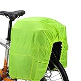 MEROURII Radtasche Raincover, Fahrradtasche Regenschutz, Fahrrad Tasche Regendicht Schutzhülle, Gepäckträger Regenschutz Abdeckung für das Fahren im Freien Radfahren