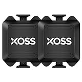 XOSS X1 Geschwindigkeitssensor und Trittfrequenzsensor, ANT+ und Buletooth 4.0 Drahtloser Fahrraddrehzahlsensor RPM Fahrradcomputer（2 Stücke）