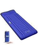 Sable Isomatte Camping Handpresse aufblasbare Luftmatratze Kleines Packmaß und Leichte 14cm Dick Schnell Selbstaufblasend mit Integrierte Luftpumpe und Tragetasche für Outdoor Backpacking Wandern