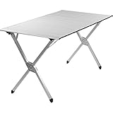 Maxstore Aluminium Campingtisch klappbar Falttisch 141 x 70 cm Alu Klapptisch inkl. Tragetasche