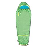 Grüezi Bag 05756 Mitwachsender Mumienschlafsack für Kinder | Ultraleicht, Atmungsaktiv, Pflegeleicht | Grün