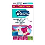 Dr. Beckmann Farb- und Schmutzfänger XXL | langanhaltender Farbschutz | mit Mikrofaser und Farbfangmolekülen für Farbbrillanz | 100 Tücher