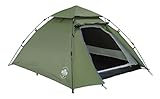 Lumaland Pop Up Camping Zelt | 2-3 Personen Kuppelzelt 215 x 195 x 120 cm| 4 Jahreszeiten Igluzelt | Outdoor Trekking & Festival Wurfzelt | Leicht, Wasserdicht & Robust [Grün]