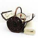 Traditioneller 'Stamford' Picknickkorb Für 4 Personen Mit Picknickdecke - Die Ideale Geschenkidee zum Geburtstag, Hochzeit, Jubiläum