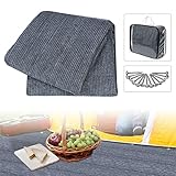 LZQ Vorzeltteppich 300x600cm Zeltteppich Zeltunterlage aus HDPE, Vorzeltteppiche Idealer Camping Teppich Outdoor Atmungsaktiv und rutschfest Hochwertiger inkl Tragetasche Zubehör