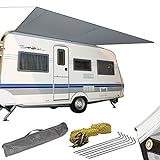 Bo-Camp Caravan Markise Wohnwagen Sonnensegel Wohnmobil Vordach Camping Bus 2,4 x 3,5 m