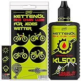 Original Syprin Fahrrad Kettenöl - Ultimative Schmierung & Schutz bei allen Wetterbedingungen, geeignet für Mountainbike, E-Bike & Rennrad - Fahrradkettenöl Made in Germany - 125ml